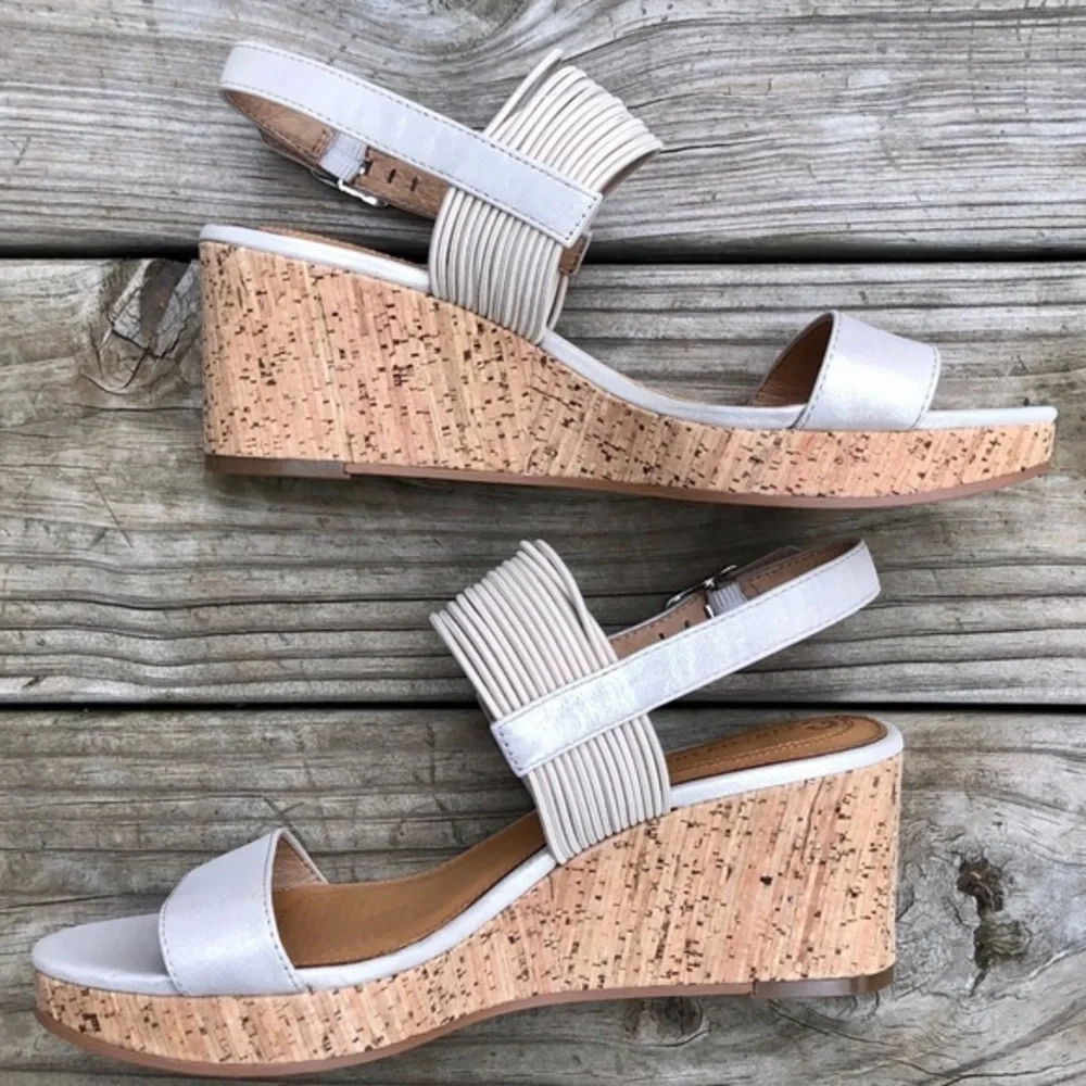 New Corso Como platform wedges size 7.5